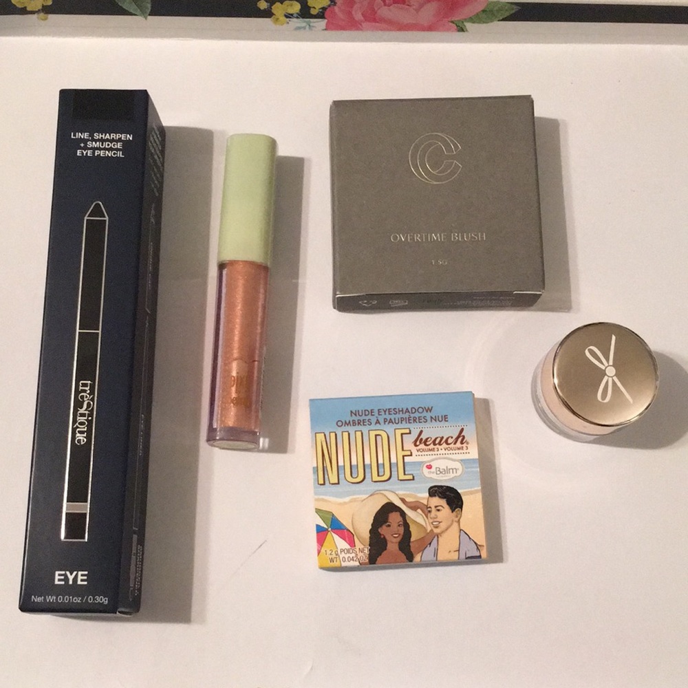 5 pc new Makeup bundle for eyes, lips and blush